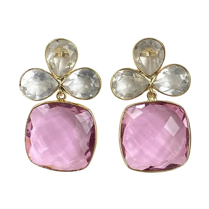 Delleny Pink & Crystal Quartz - Julie Ryan Design