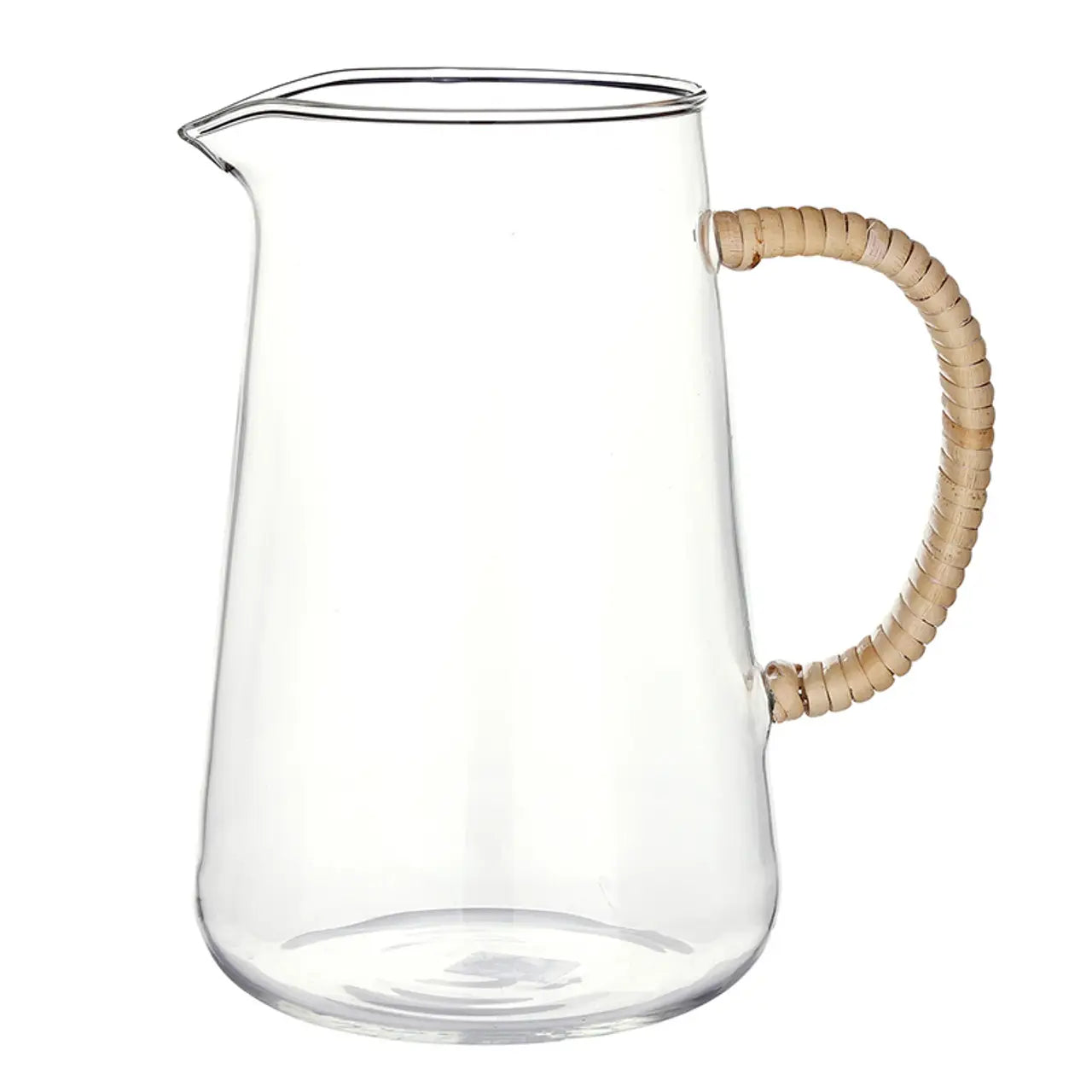 The Serene Rattan Handle Pitcher - Tall