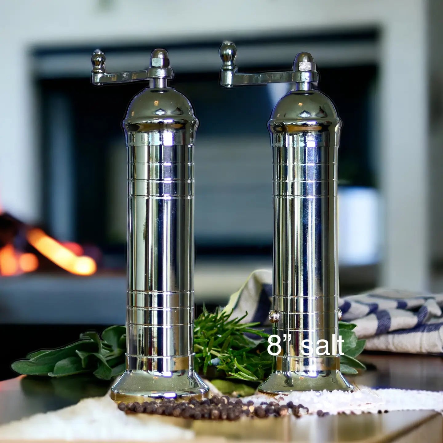 The Original Greek Mill - Chrome Salt Grinder