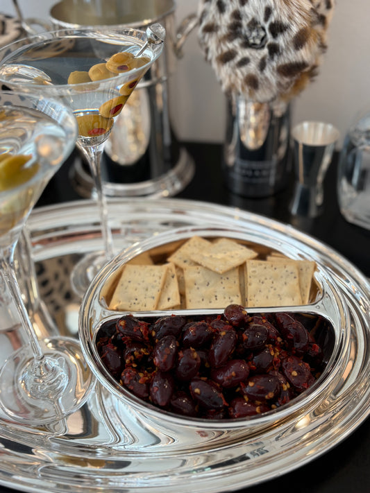 Hôtel Silver - Vintage 8" Round Divided Dish