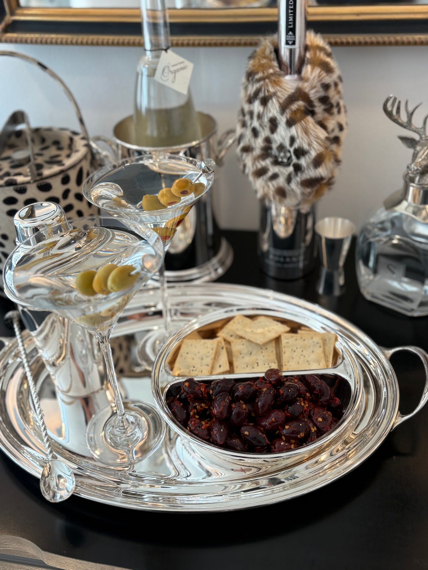 Hôtel Silver - Vintage 8" Round Divided Dish