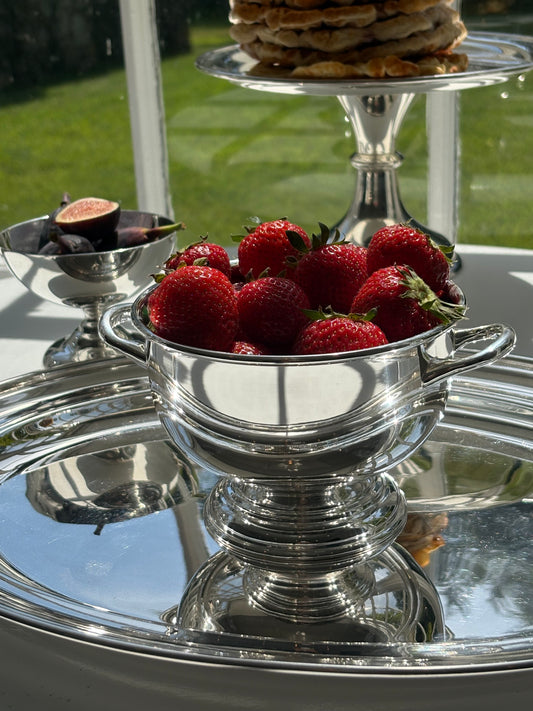 Hôtel Silver - Private Label Collection High Pedestal Bowl With Handles