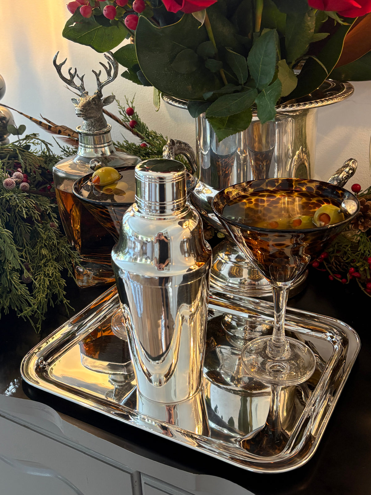 Hôtel Silver - Vintage Oblong Tray 12.5"