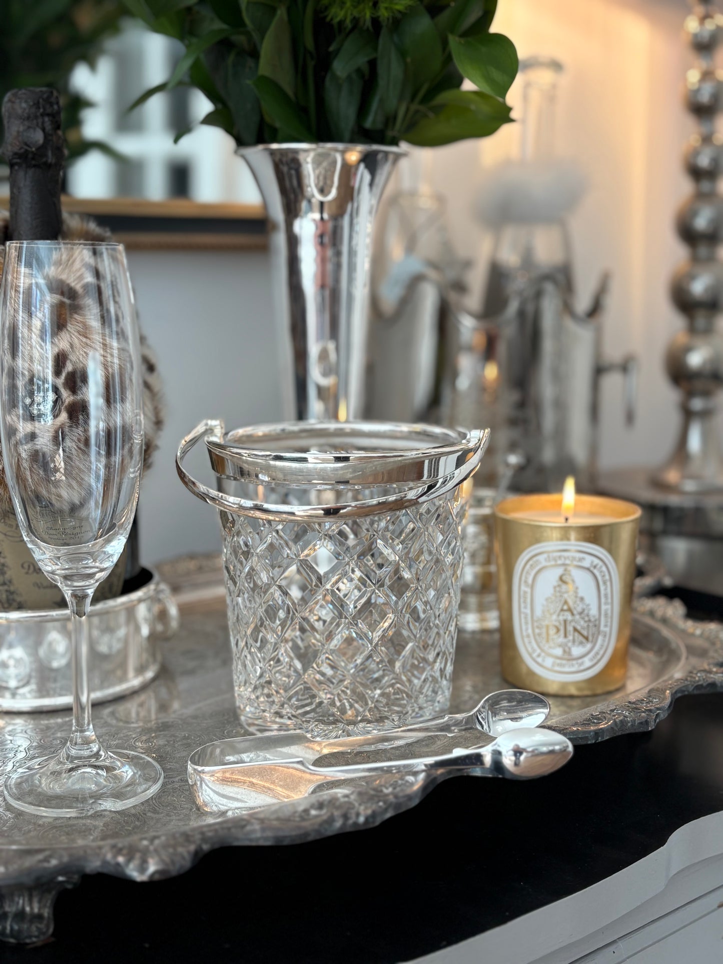 Hôtel Silver - Vintage Long Ice Tongs