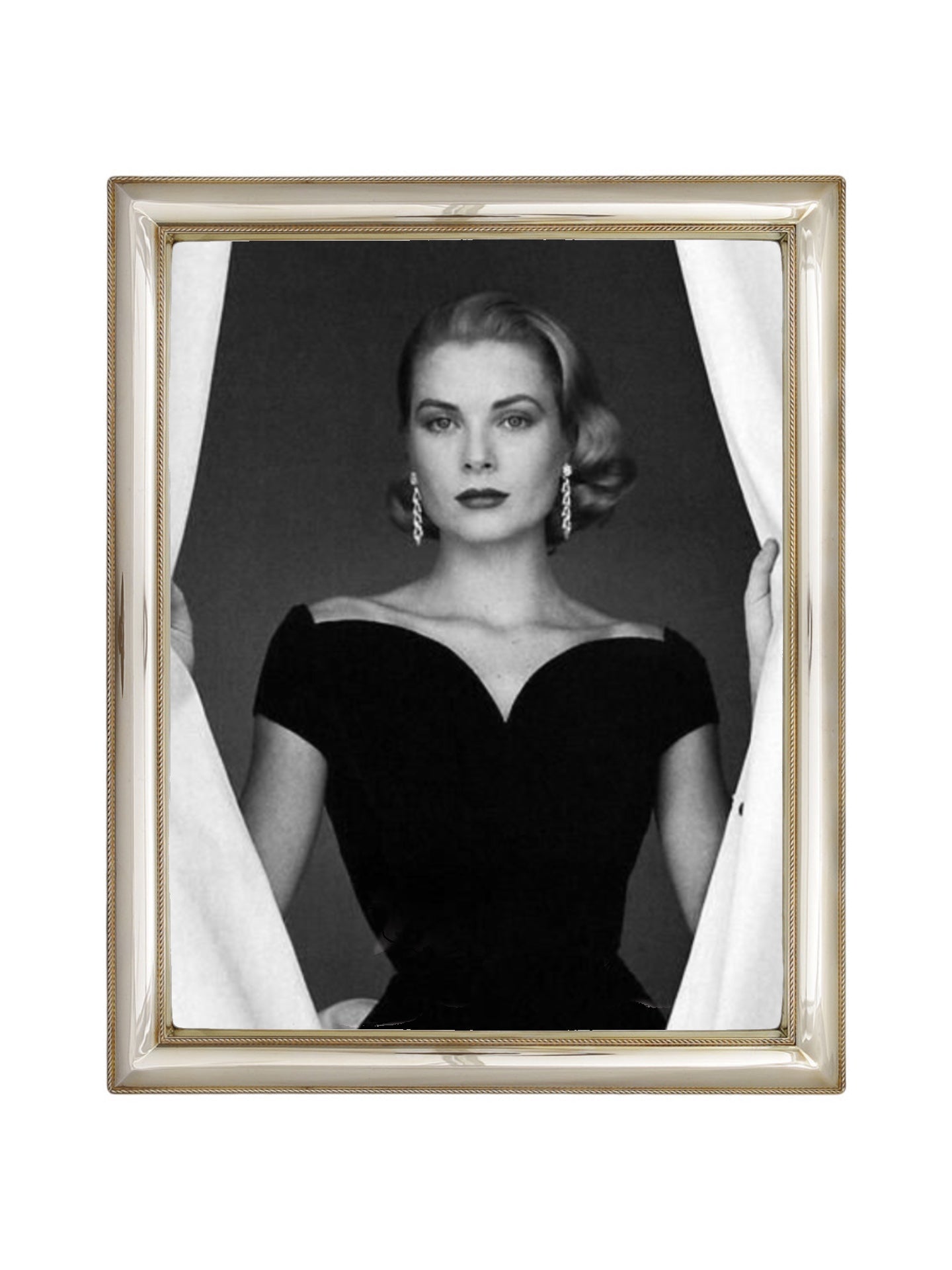 The Grace Sterling Silver Beaded Frame 5 x 7