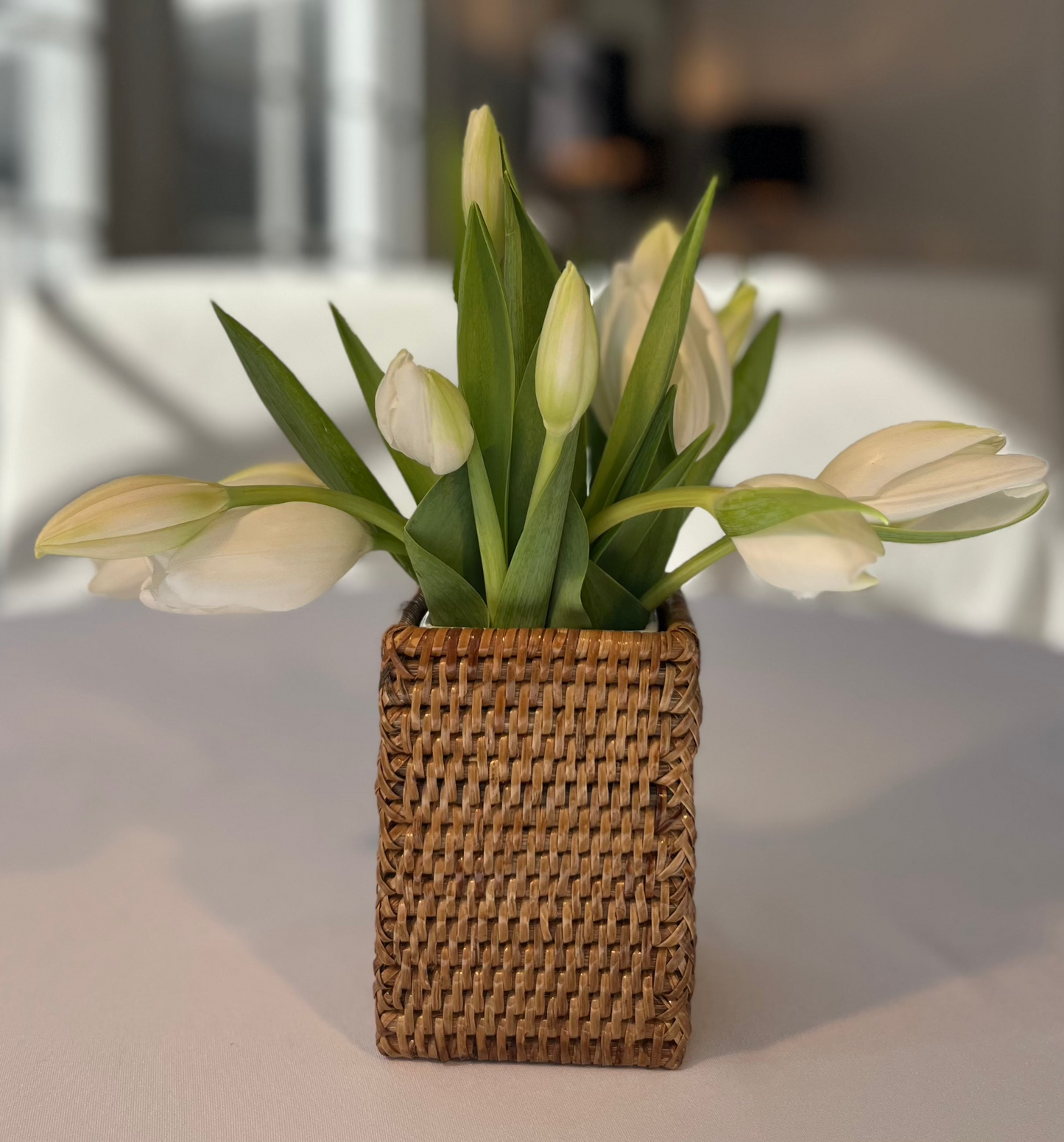 Wauwinet Rattan Vase