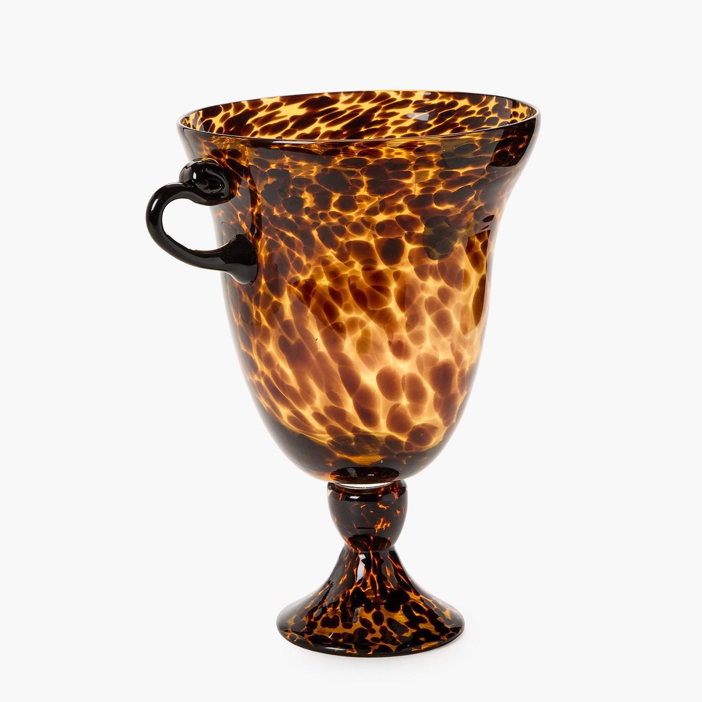 Gisele Hand-Blown Tortoise Glass Vase