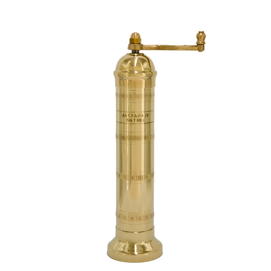 The Original Greek Mill - Brass Salt Grinder