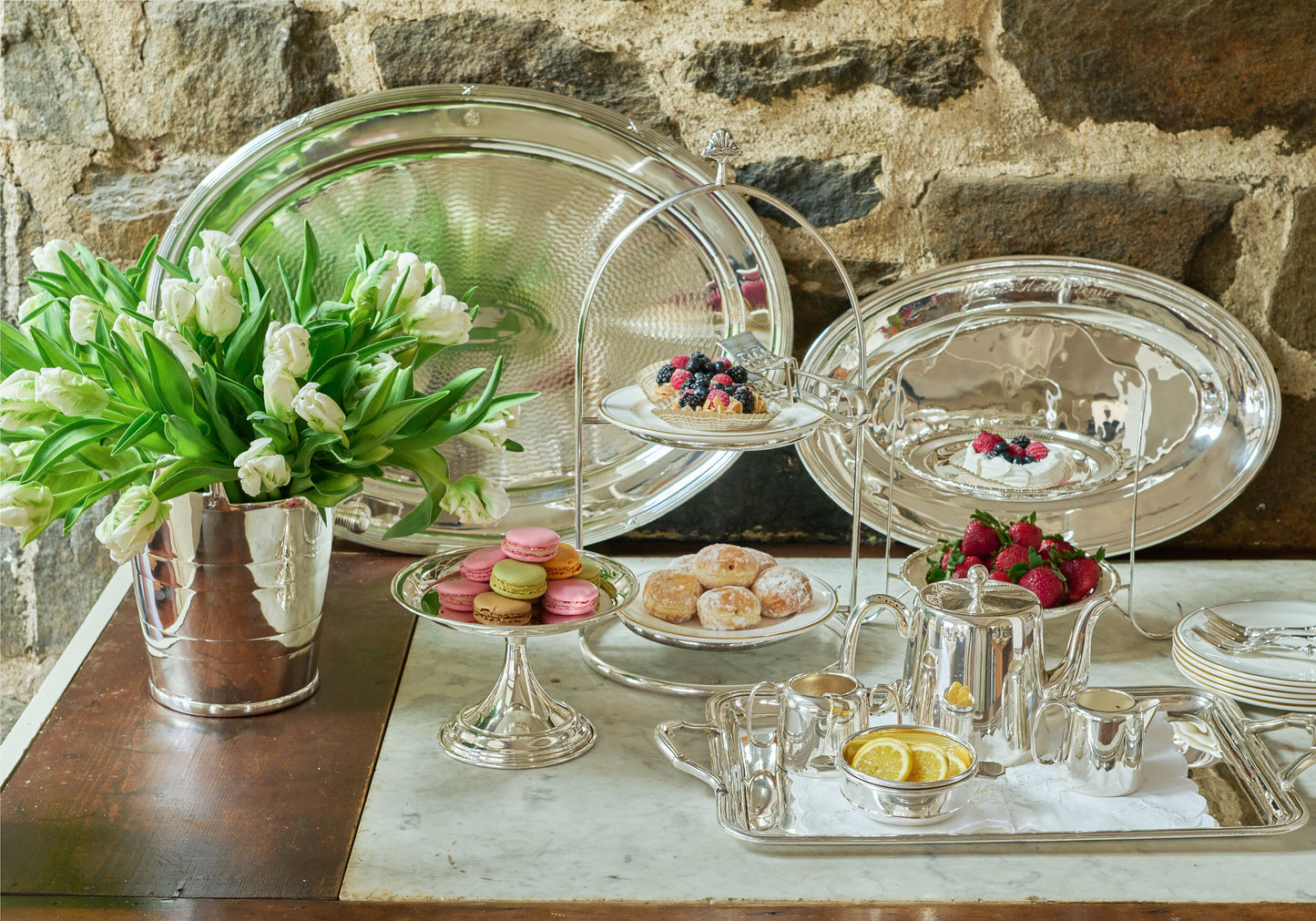 Hôtel Silver - 8" Cake Stand