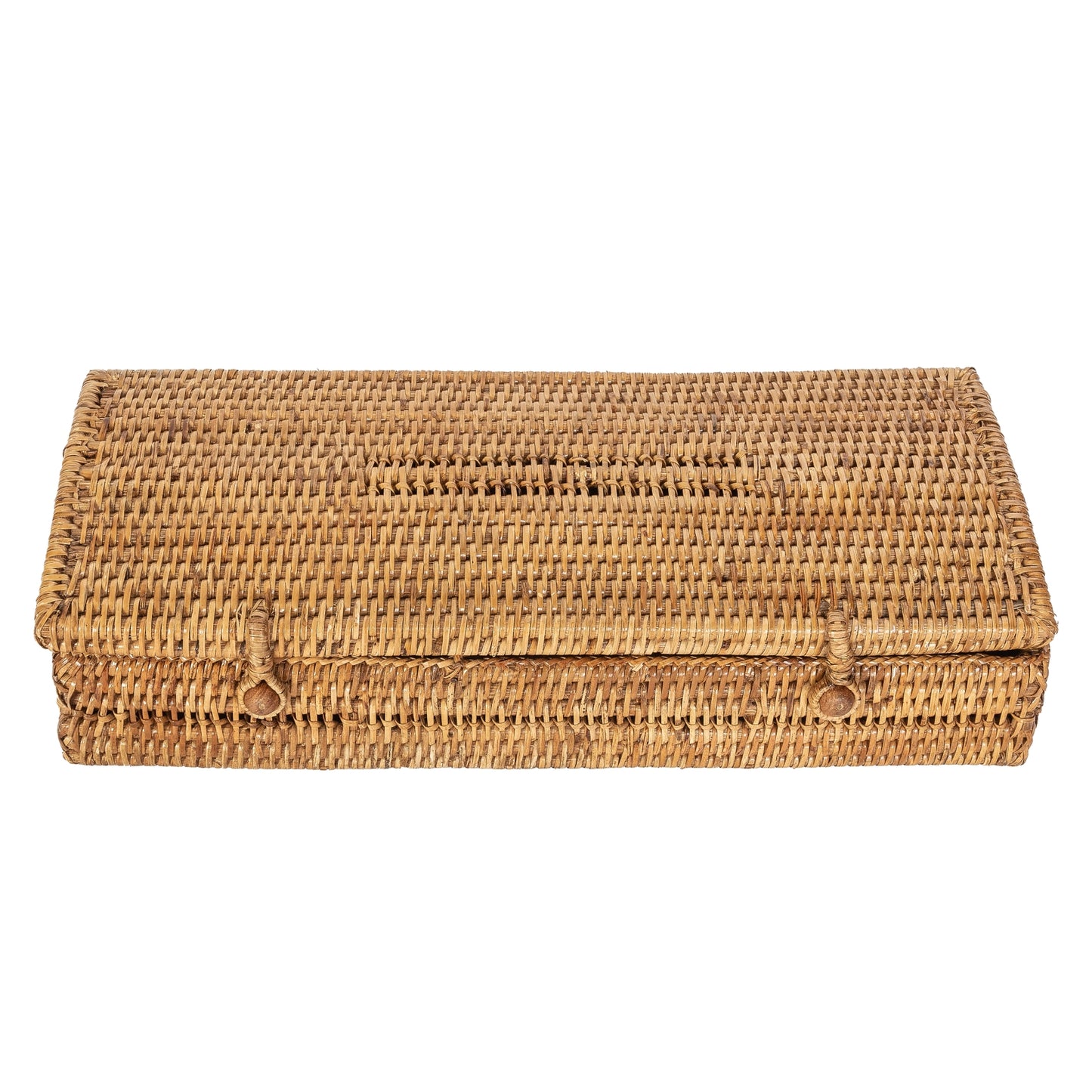 Wauwinet Rattan 5-Section Tea Box with Lid – Tea Organizer