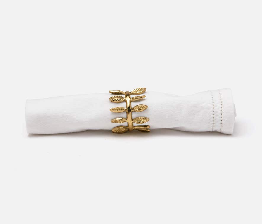 Emma Napkin Ring, Blue Pheasant - Set of 4