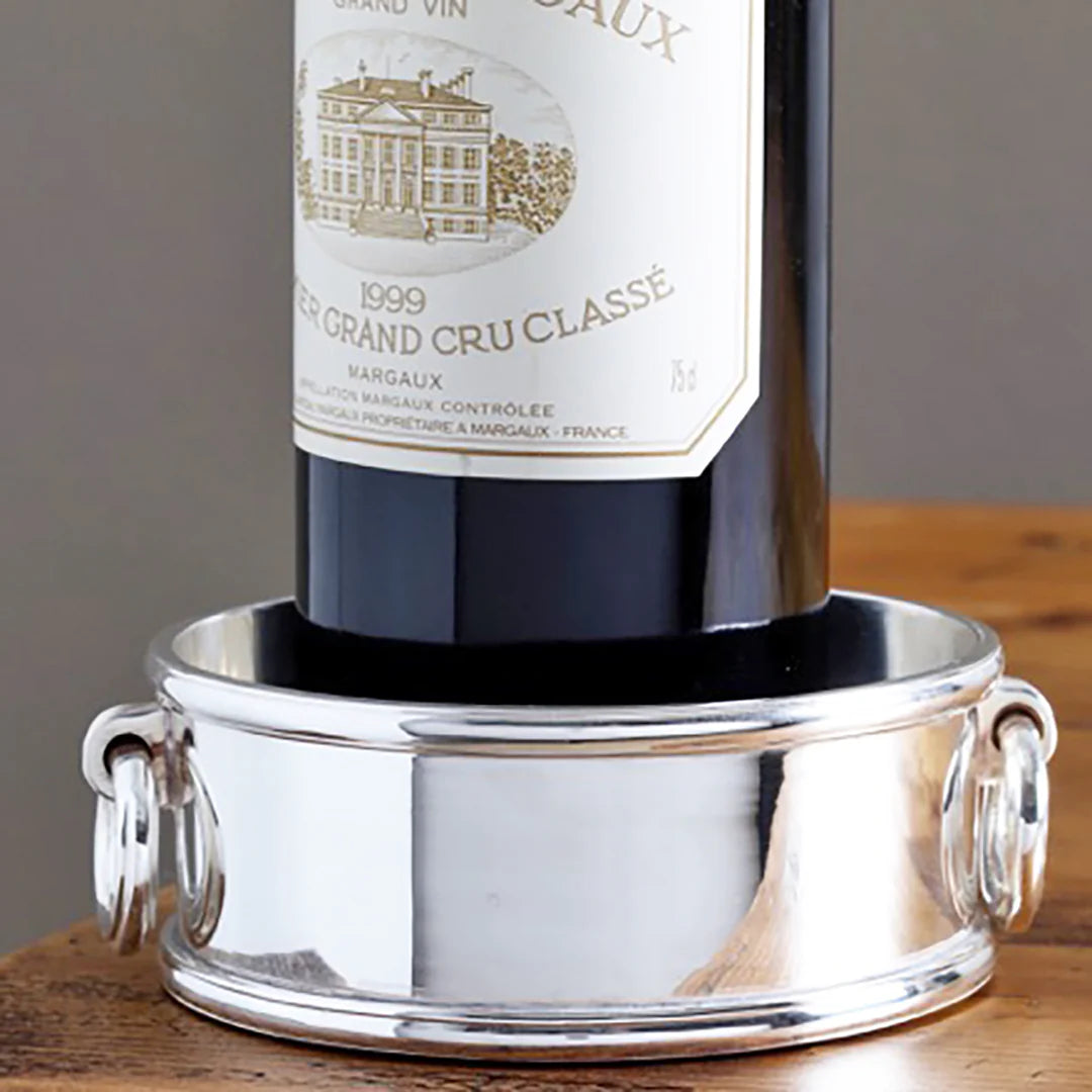 Hôtel Silver - Private Label Collection Bottle Coaster With Ring Handles