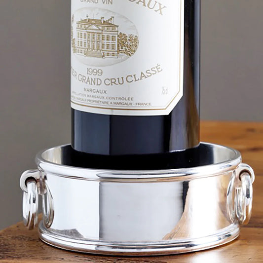 Hôtel Silver - Private Label Collection Bottle Coaster With Ring Handles