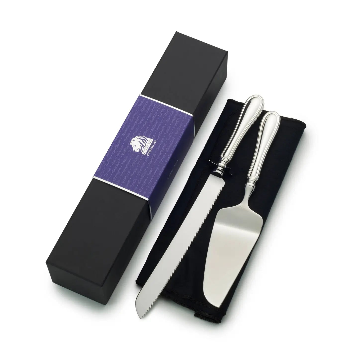 Giorgio Sterling 2 Piece Cake Set