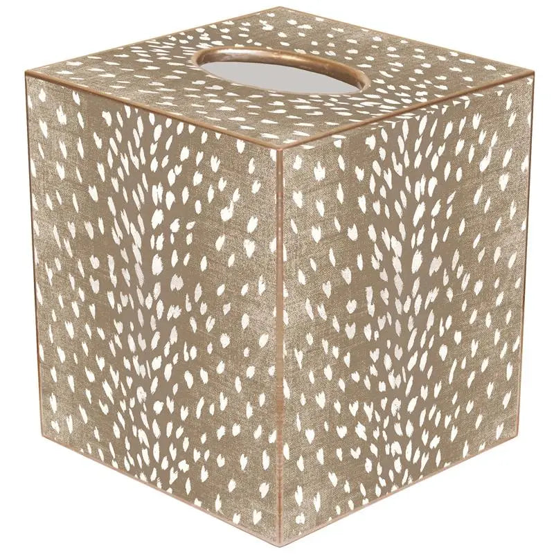 Chic Antelope Tin Tissue Box Cover