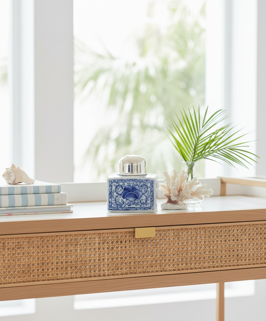 The Sophia Chinoiserie Tea Jar