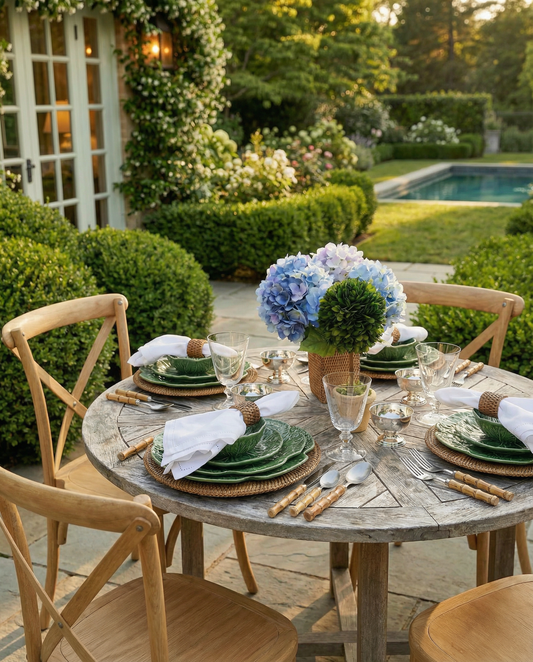 Summer Entertaining: Effortless Elegance with our Wauwinet Rattan Collection