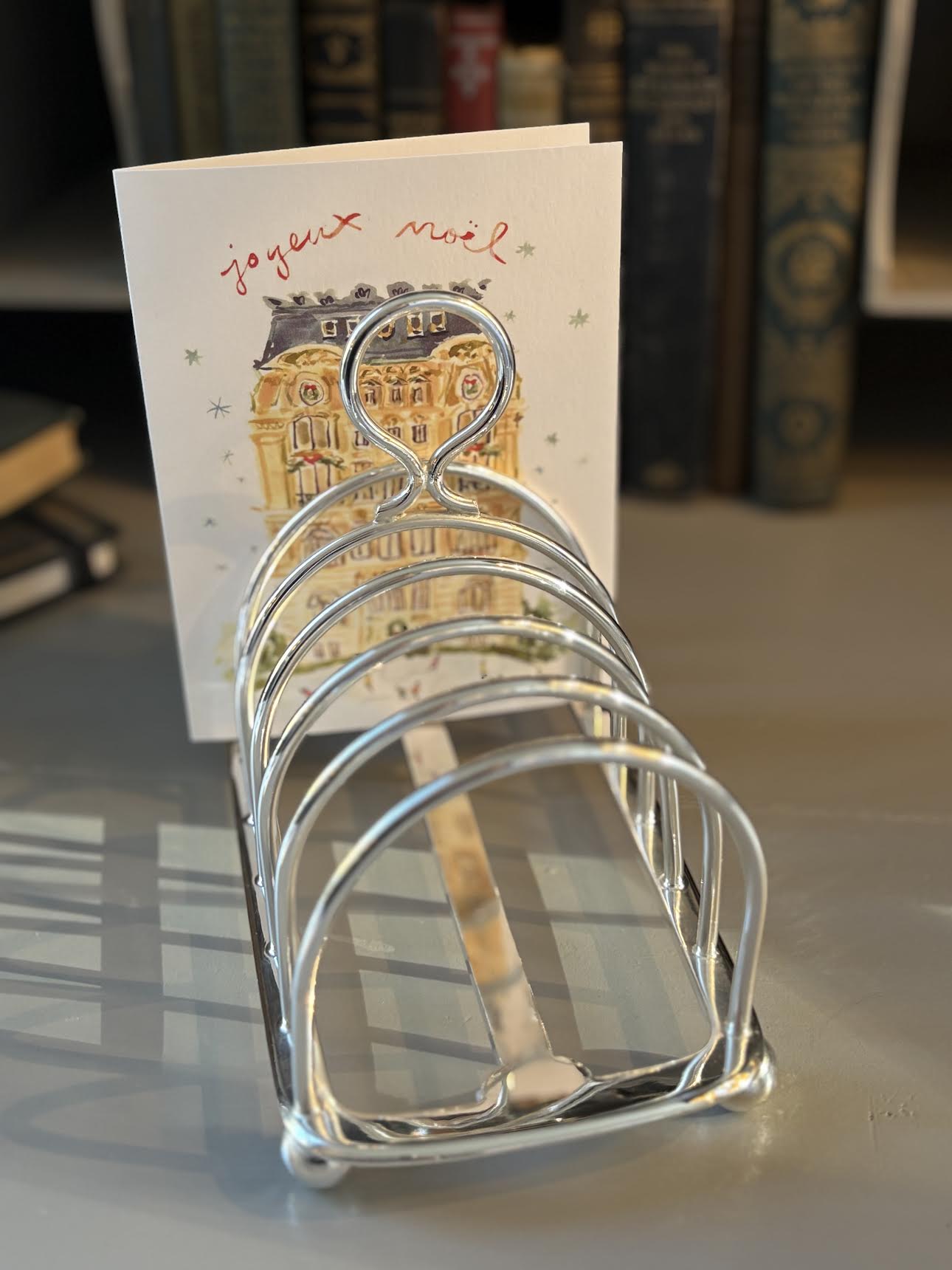 Hôtel Silver - Vintage Toast Rack, Regal 8-Slice With Bun Feet