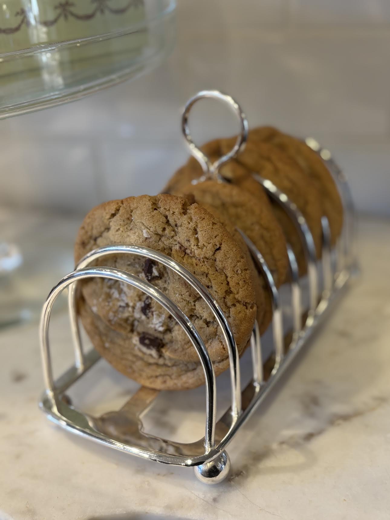 Hôtel Silver - Vintage Toast Rack, Regal 8-Slice With Bun Feet