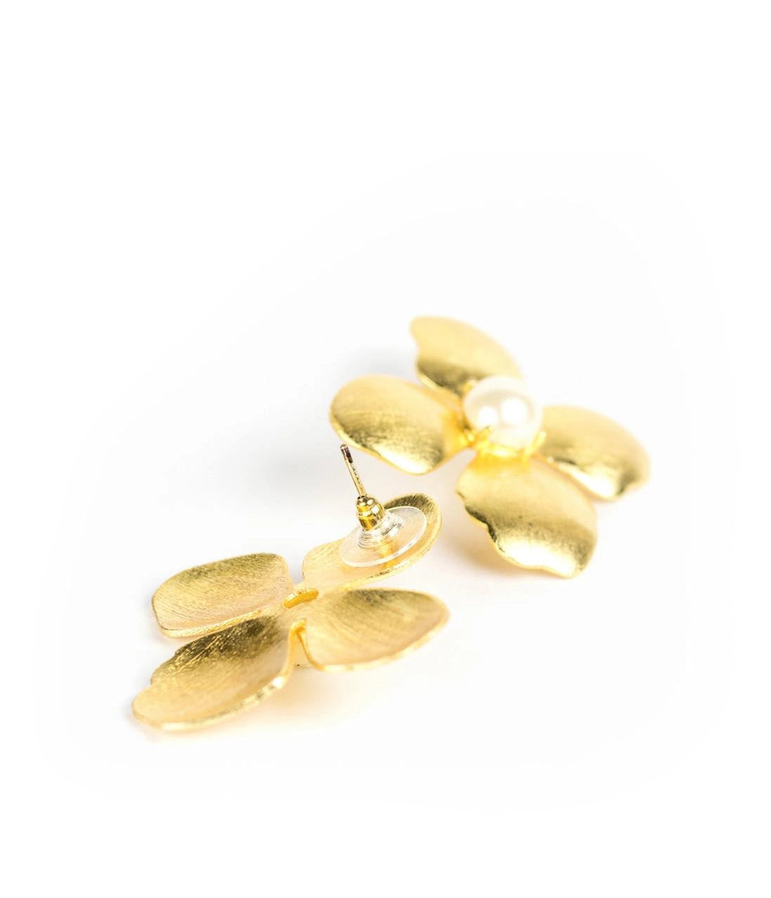 Maggie - Pearl Floral Earrings