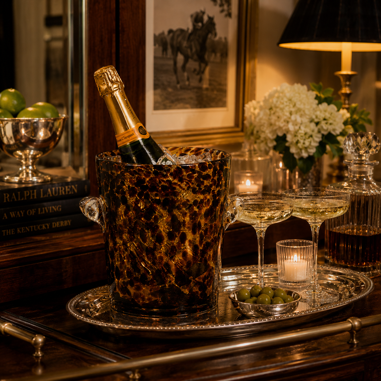 The Bentley Glass Tortoise Ice Bucket