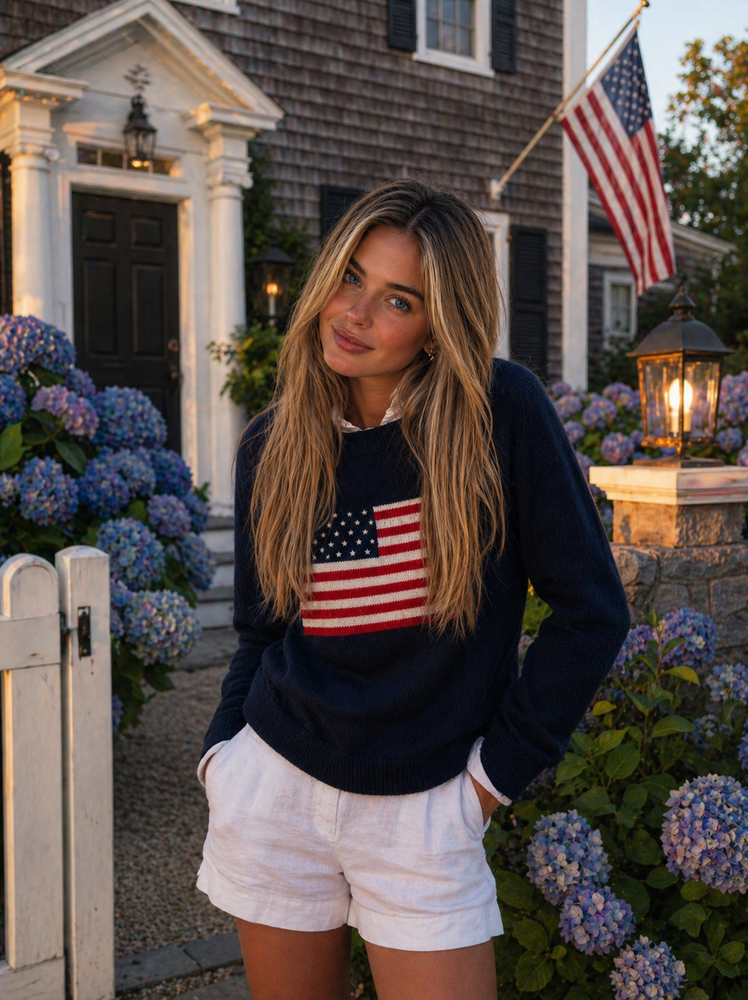 American Pie Sweater 100% Cashmere