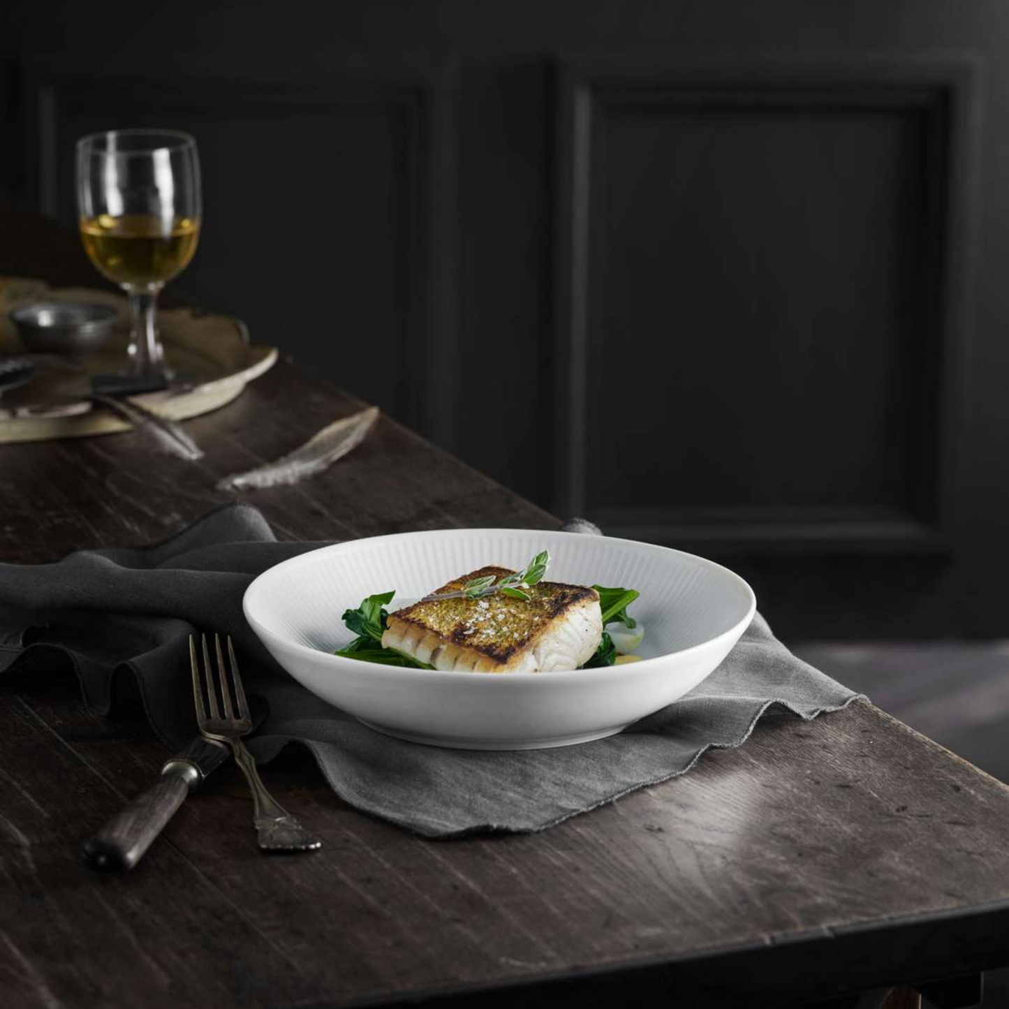 Plisse Shallow Bowl, Sets of 4