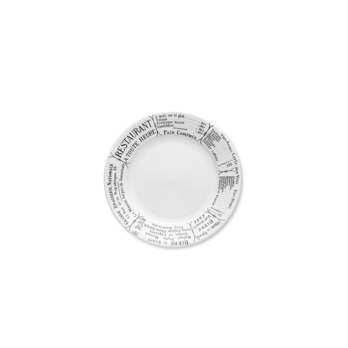 Brasserie Plates, Sets of 4