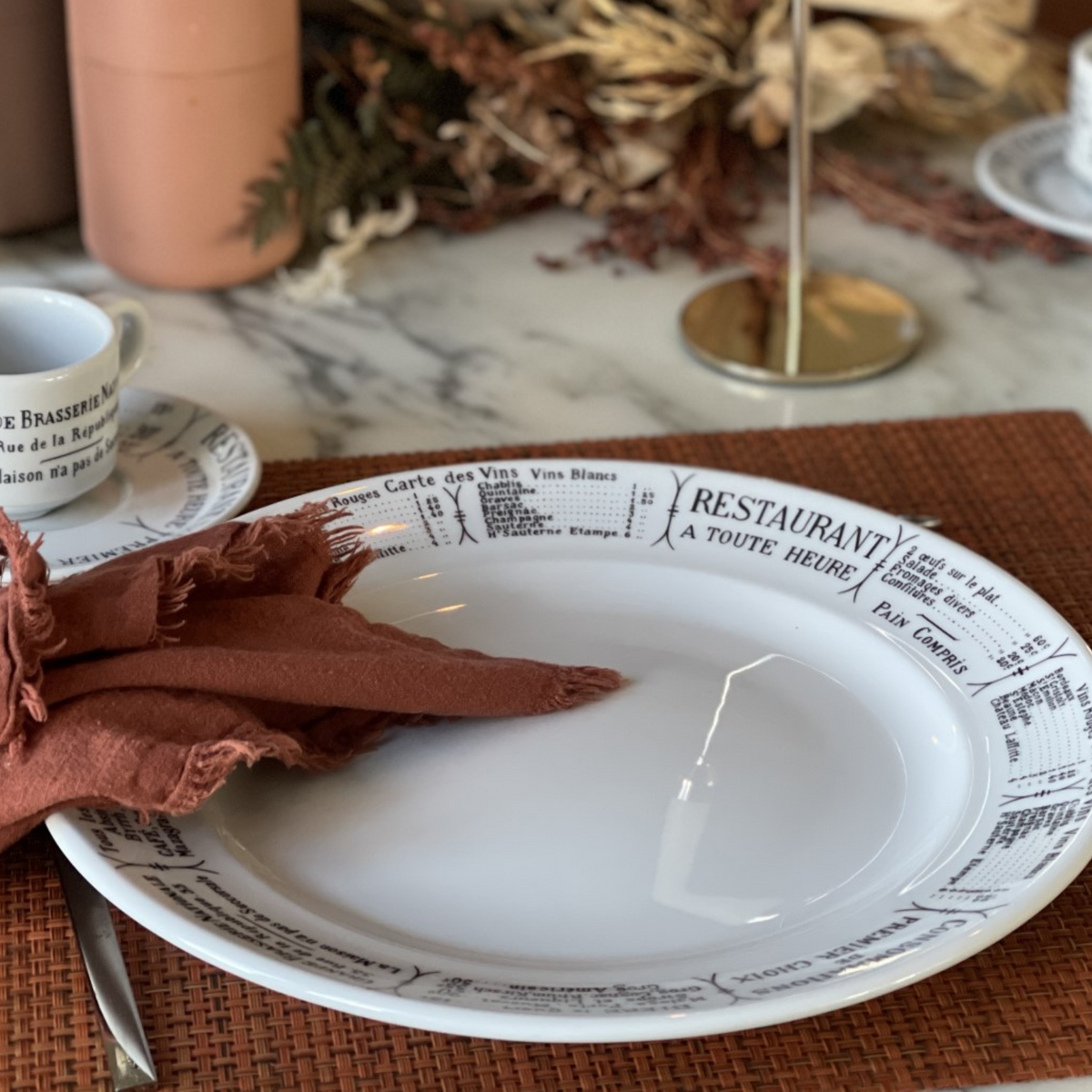 Brasserie Plates, Sets of 4