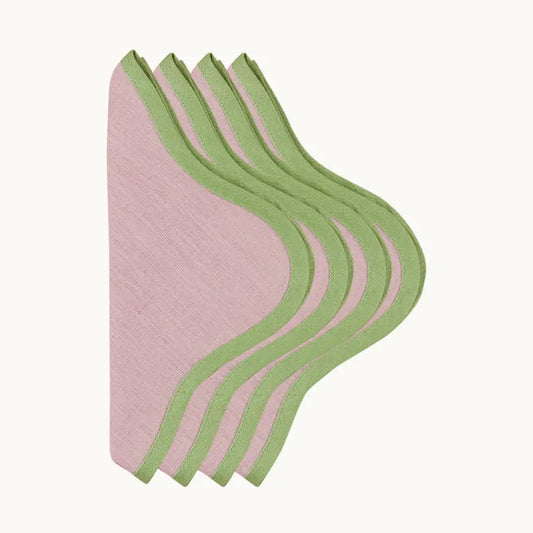 Daisy Pink Napkin (Set of 4)