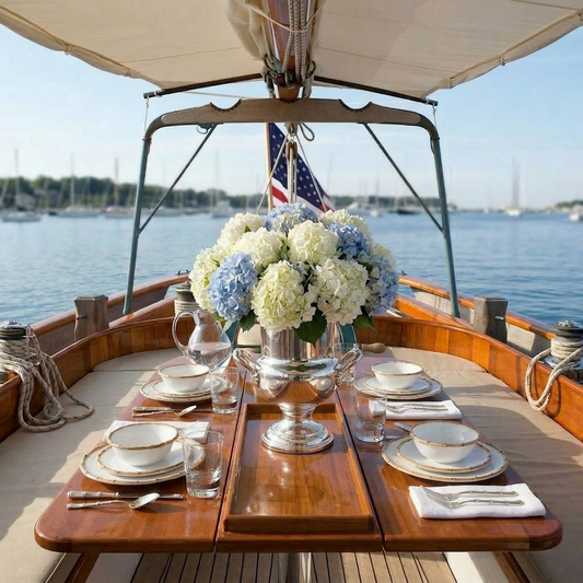 The Sconset Bamboo Dinner Plate - Set of 4, Beatriz Ball