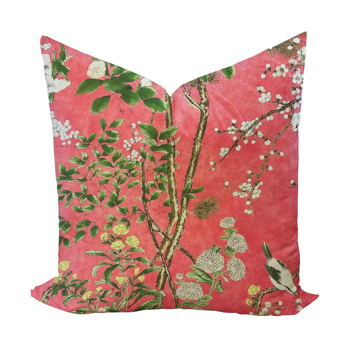 Katsura in Coral By Thibaut Pillow