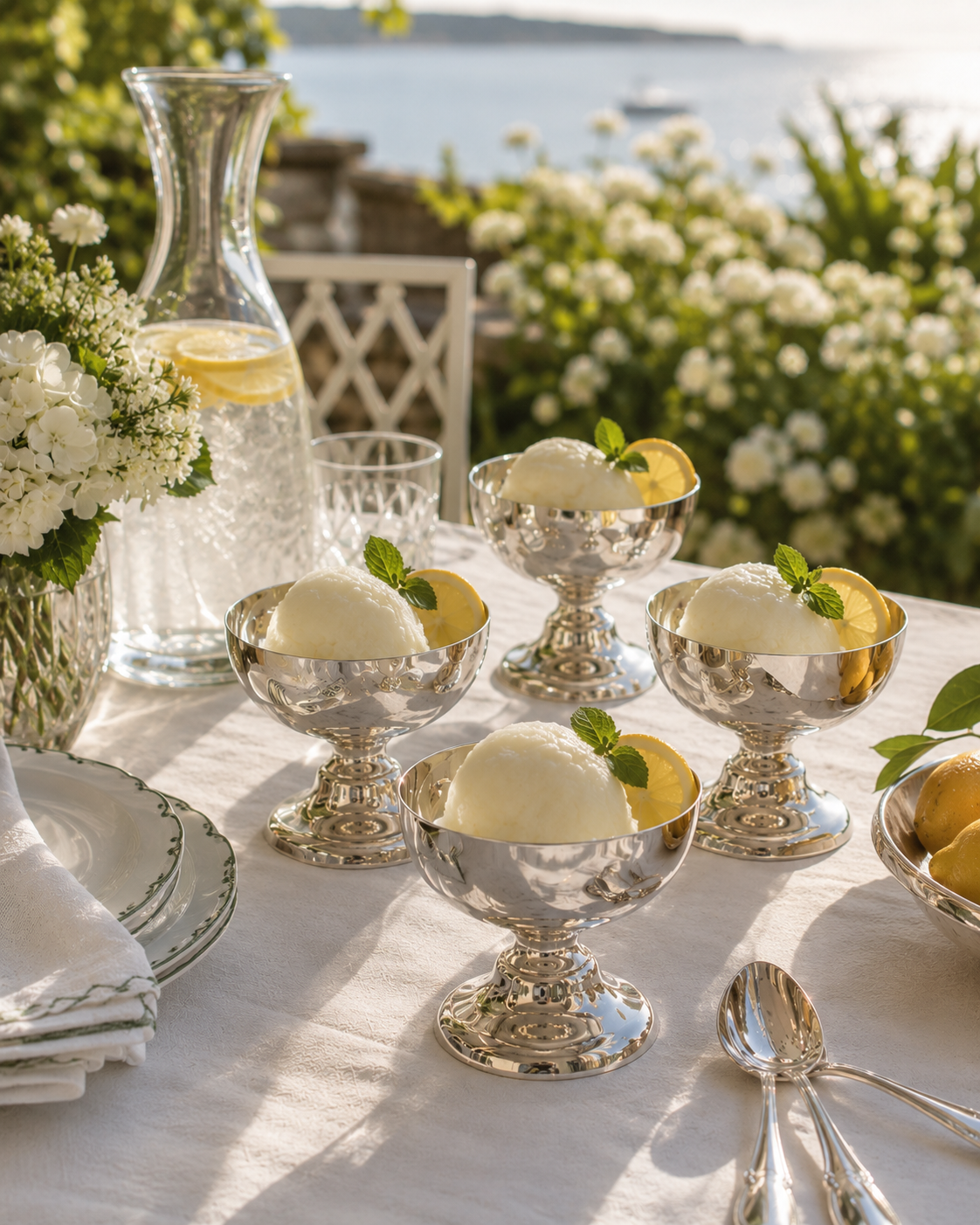 Hôtel Silver - Vintage Sorbet Bowl, Set of 2