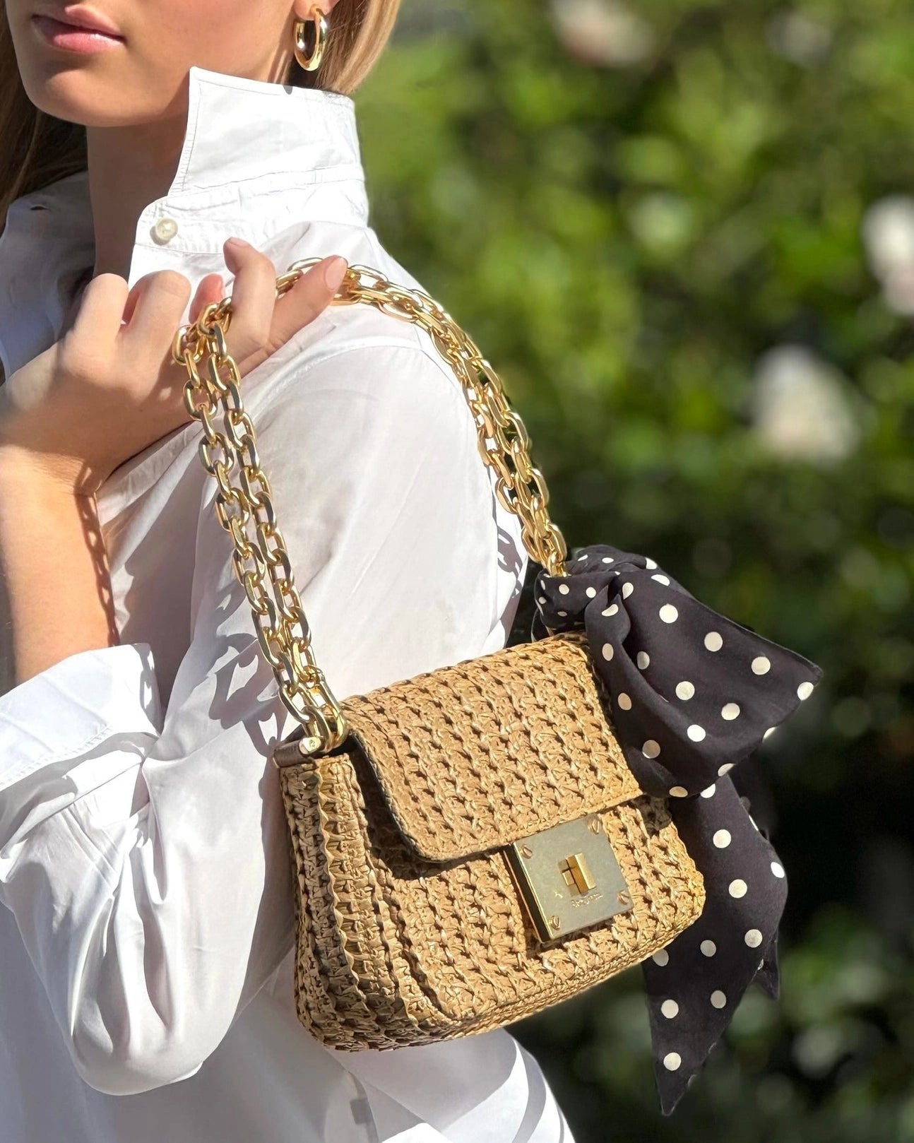 Lil Cherie Handbag - Eric Javits, Natural