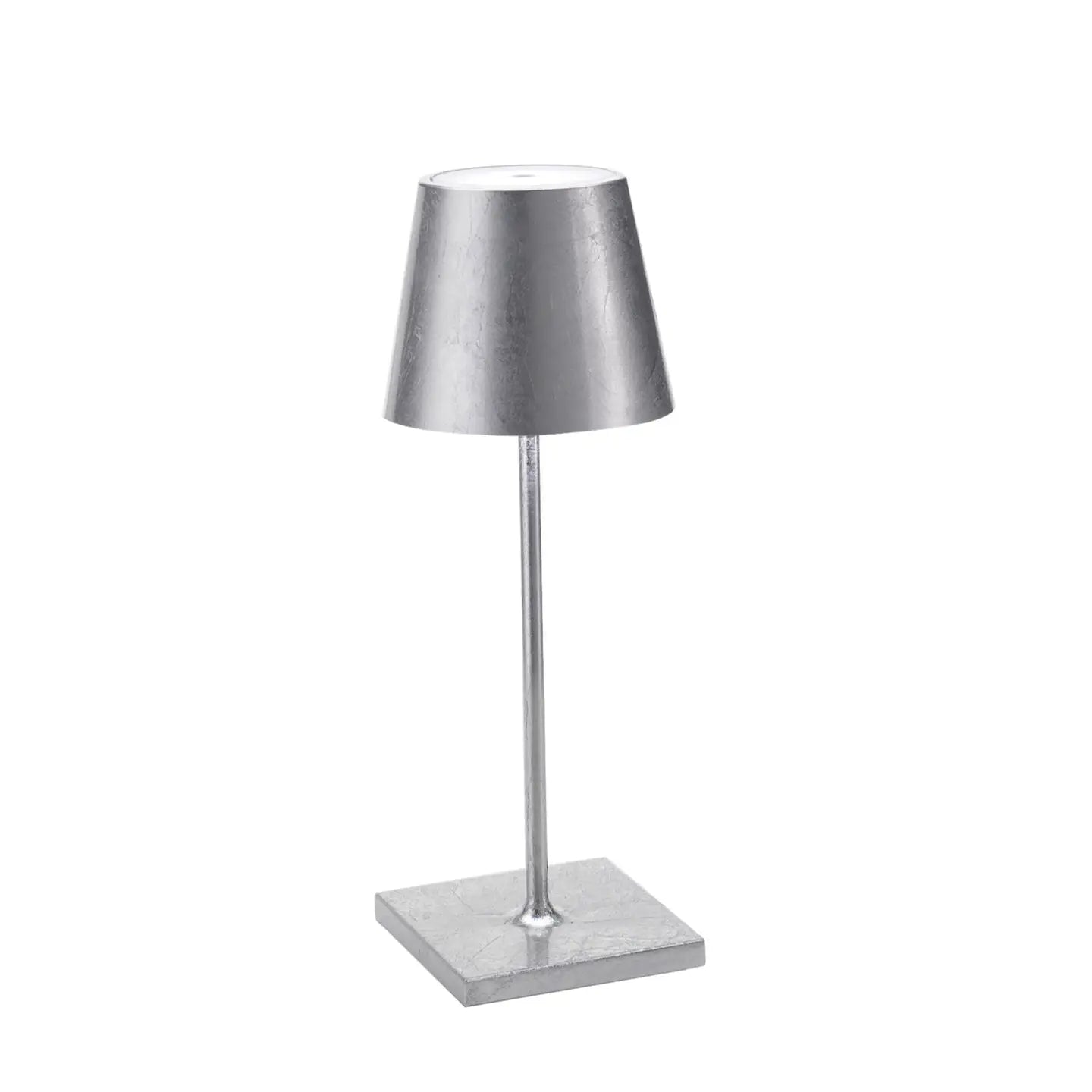 Poldina Pro Mini Cordless Lamp - Silver Leaf, Zafferano America