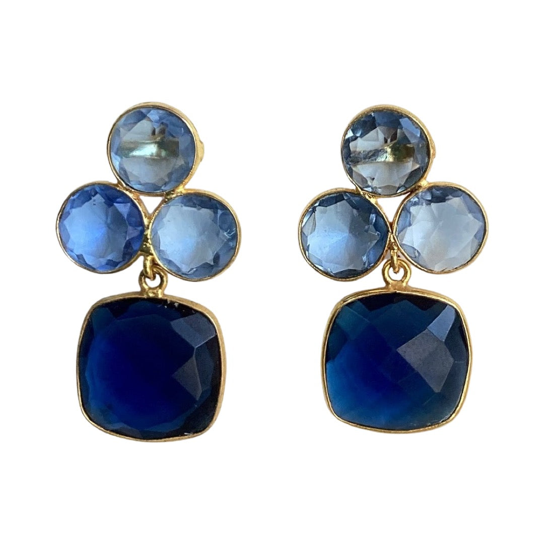 The Seraphina Earring, London Blue - Julie Ryan Design