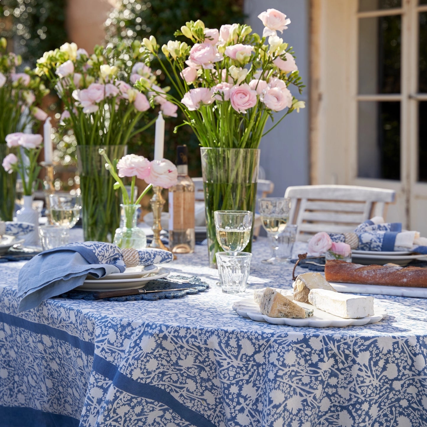 Meadows Bleu Tablecloth