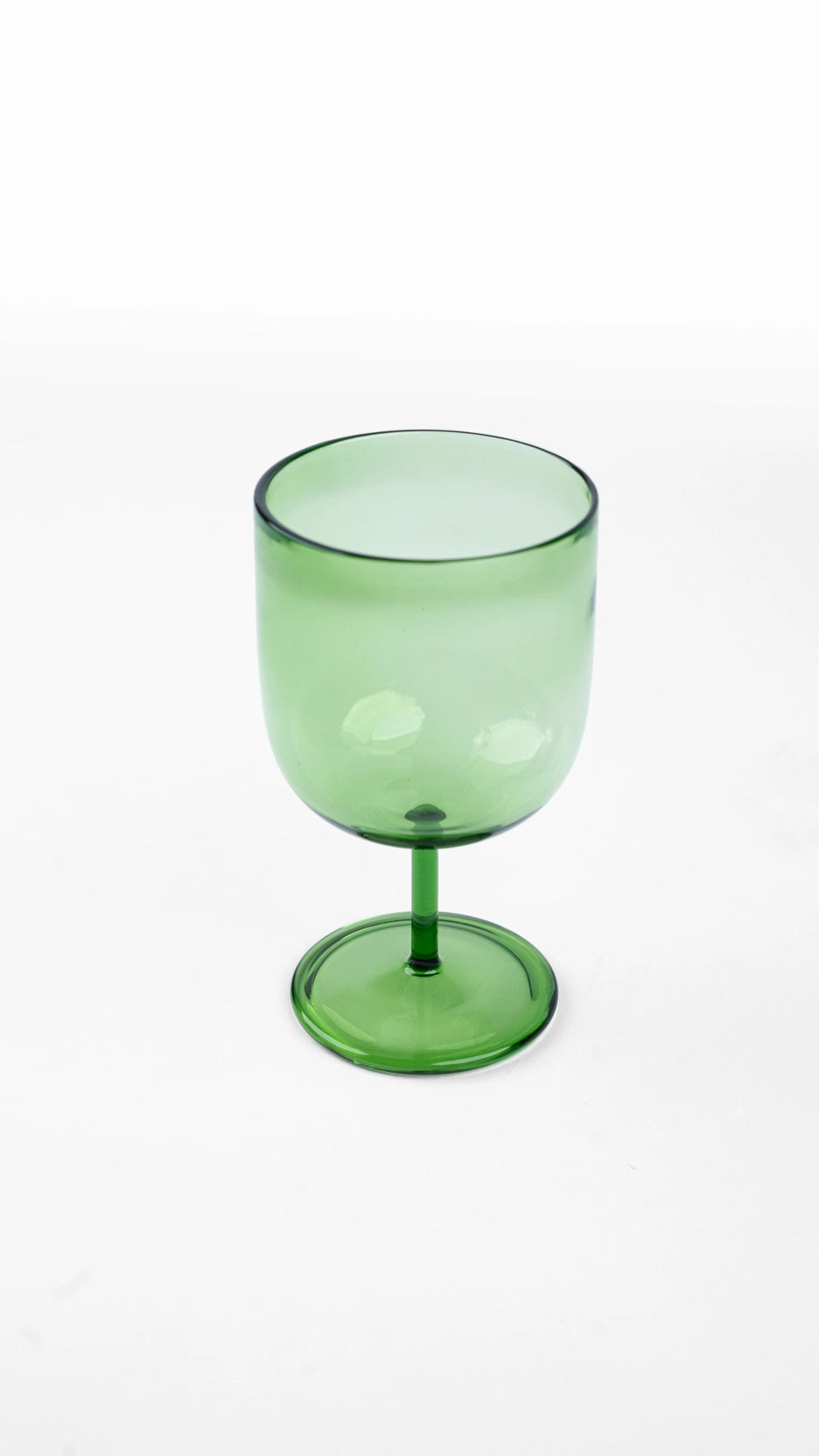 Palm Green Stemmed Cocktail Glass - Set of 6