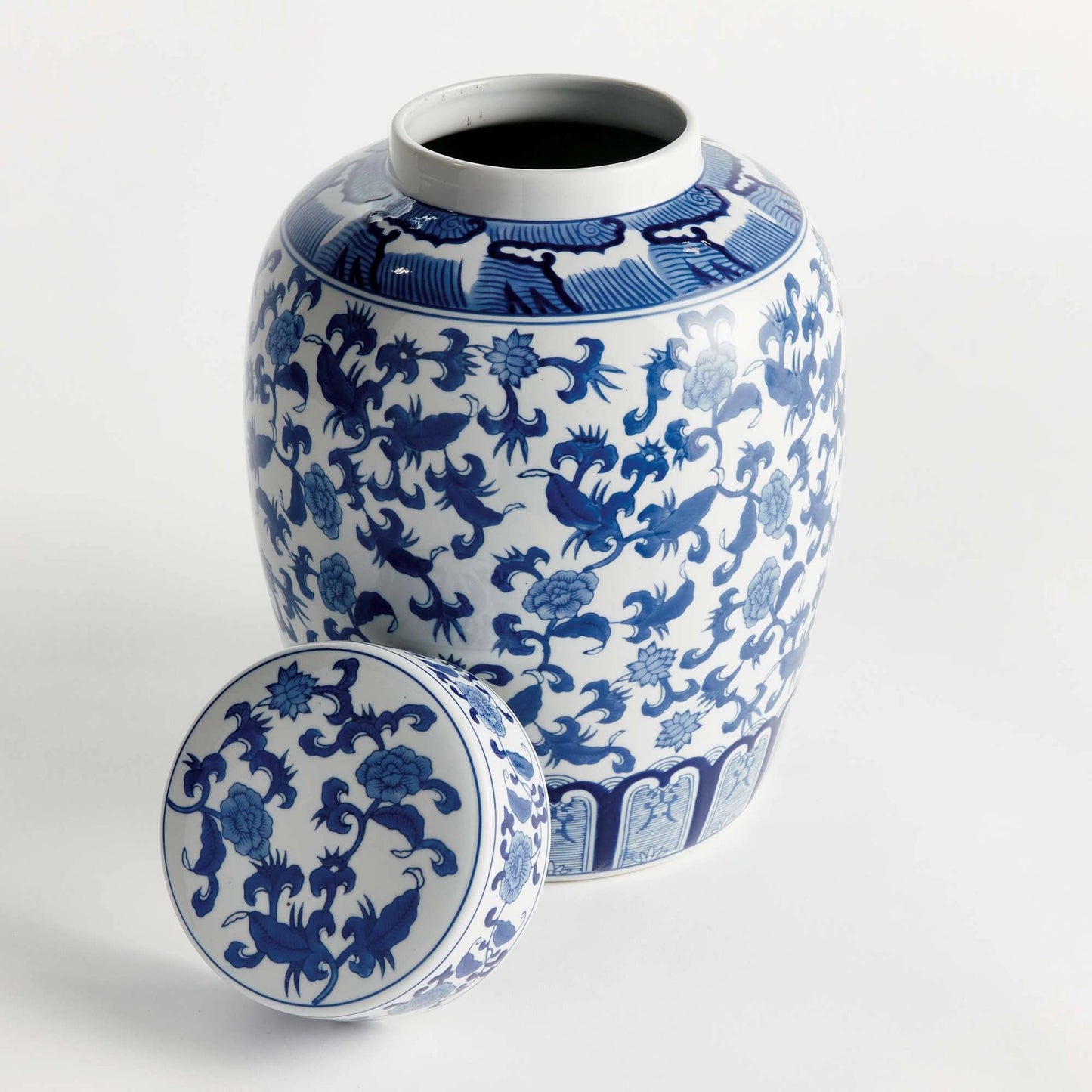 The Saylor Blossom Chinoiserie Jar