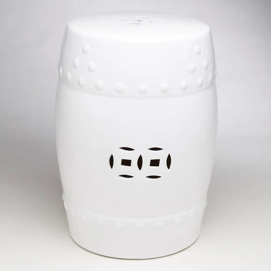 Lotus Ceramic Garden Stool