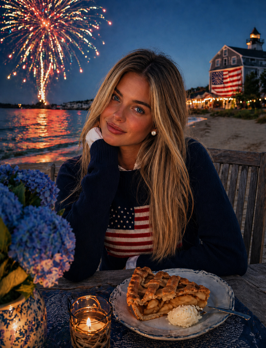 American Pie Sweater 100% Cashmere