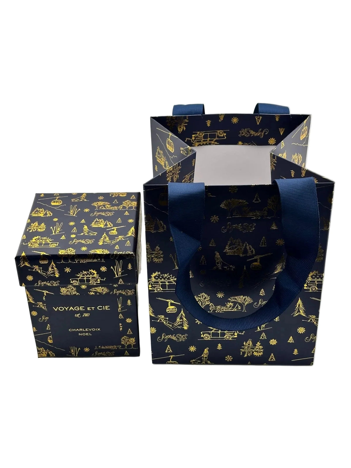 Voyage Et Cie Après Ski Collection - Blue + Gold, Noel Scent