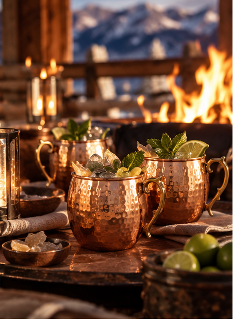Coppermill Kitchen Vintage Inspired Moscow Mule Mug - Set of 4