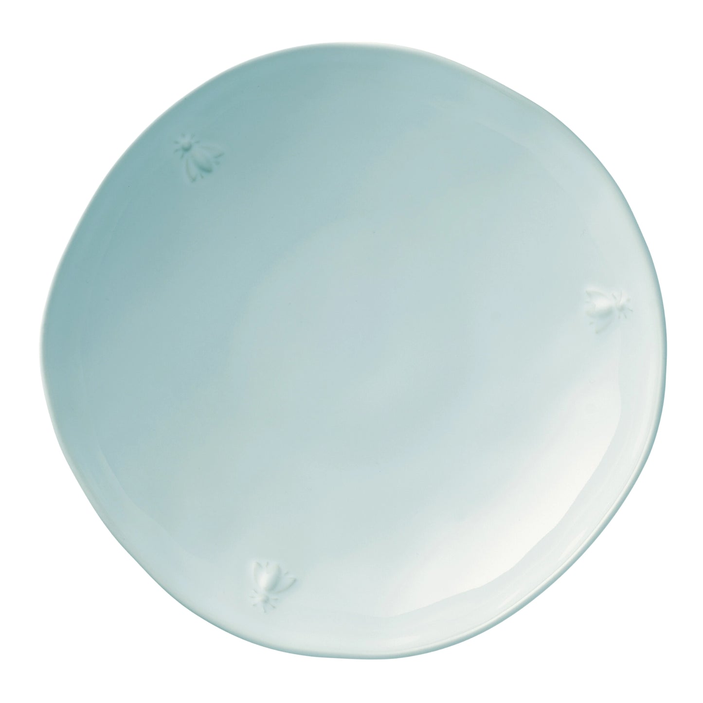 Ceramic Pasta Plates, La Rochère Provencal Bee - Set of 4, Bleu