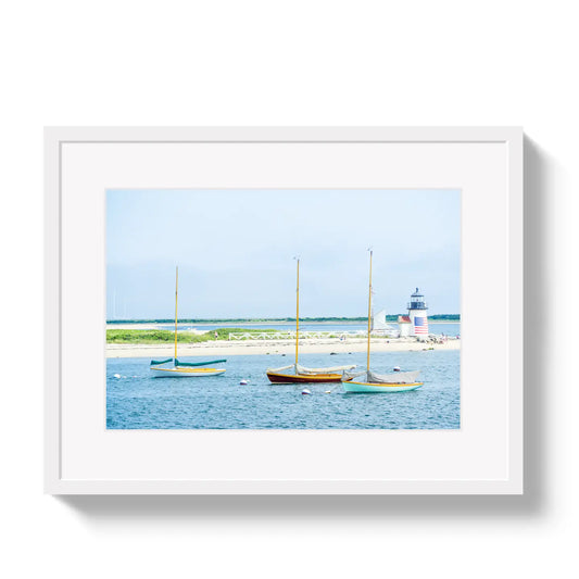 Moored in Nantucket - Preorder Print (28x38)