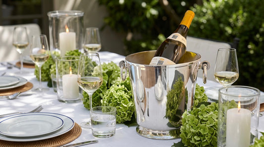 Hôtel Silver - Vintage Champagne Bucket with Ring Handles