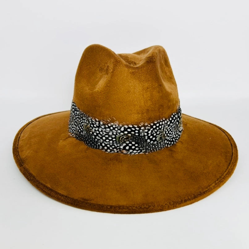 The Hawthorne Suede Hat in Cognac - Preorder
