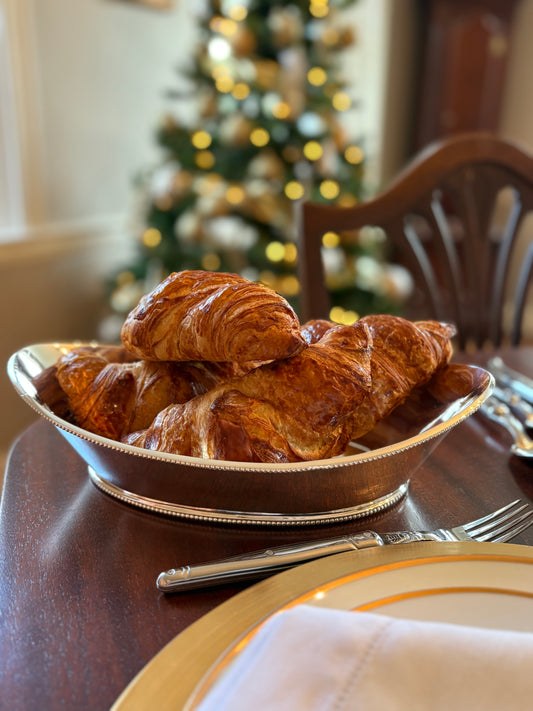 Hôtel Silver - Vintage Beaded Rim Bread Basket