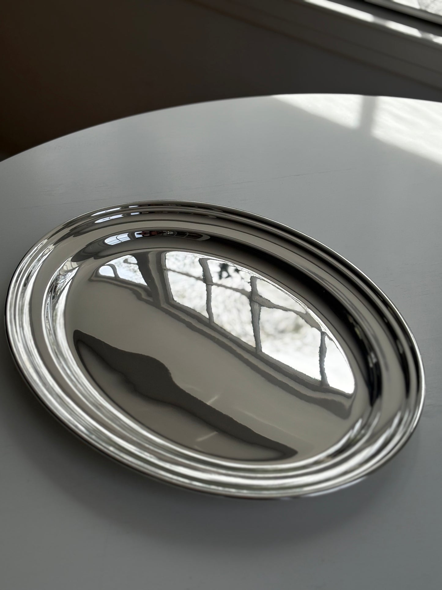 Hôtel Silver - Vintage Grand Oval Platter 18"