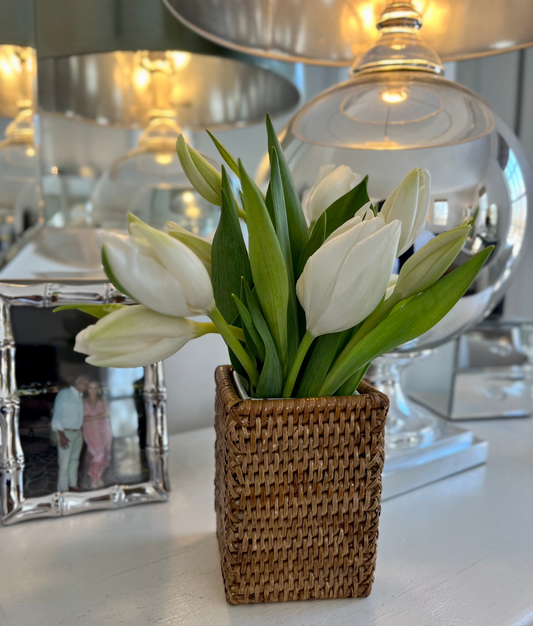 Wauwinet Rattan Vase